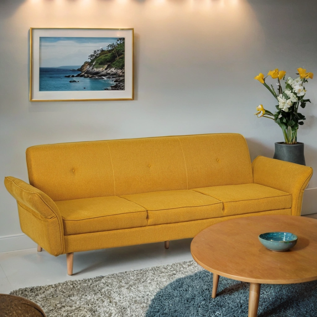 B2B Partner Sofa AIRY, gelb