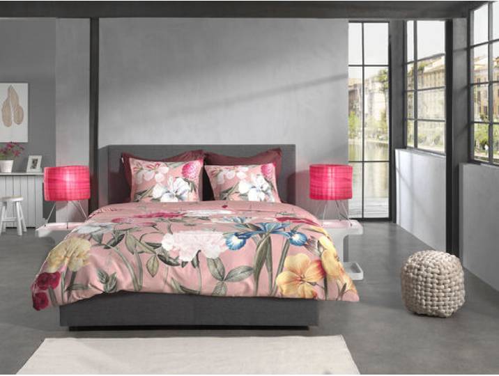 Heckett & Lane Heckett & Lane Flores Dekbedovertrek 200x200/220 Pink