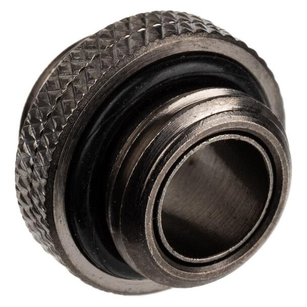 Alphacool ES Doppeladapter, Steckbar, G1/4 AG auf G1/4 AG - Schwarz (13757)