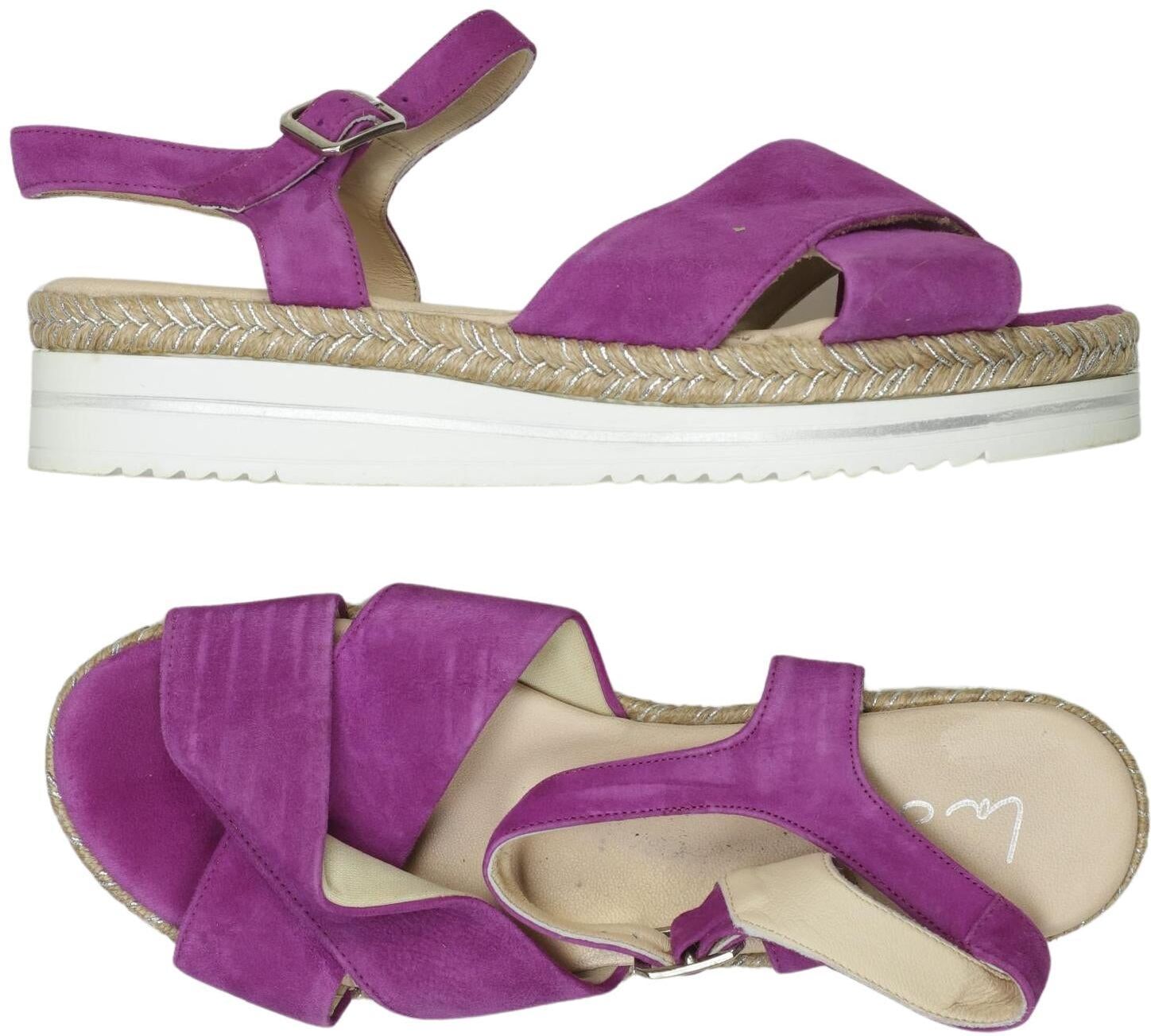 La Shoe Damen Sandalen, Lila, Gr. EU 42, kein / Etikett - Second Hand