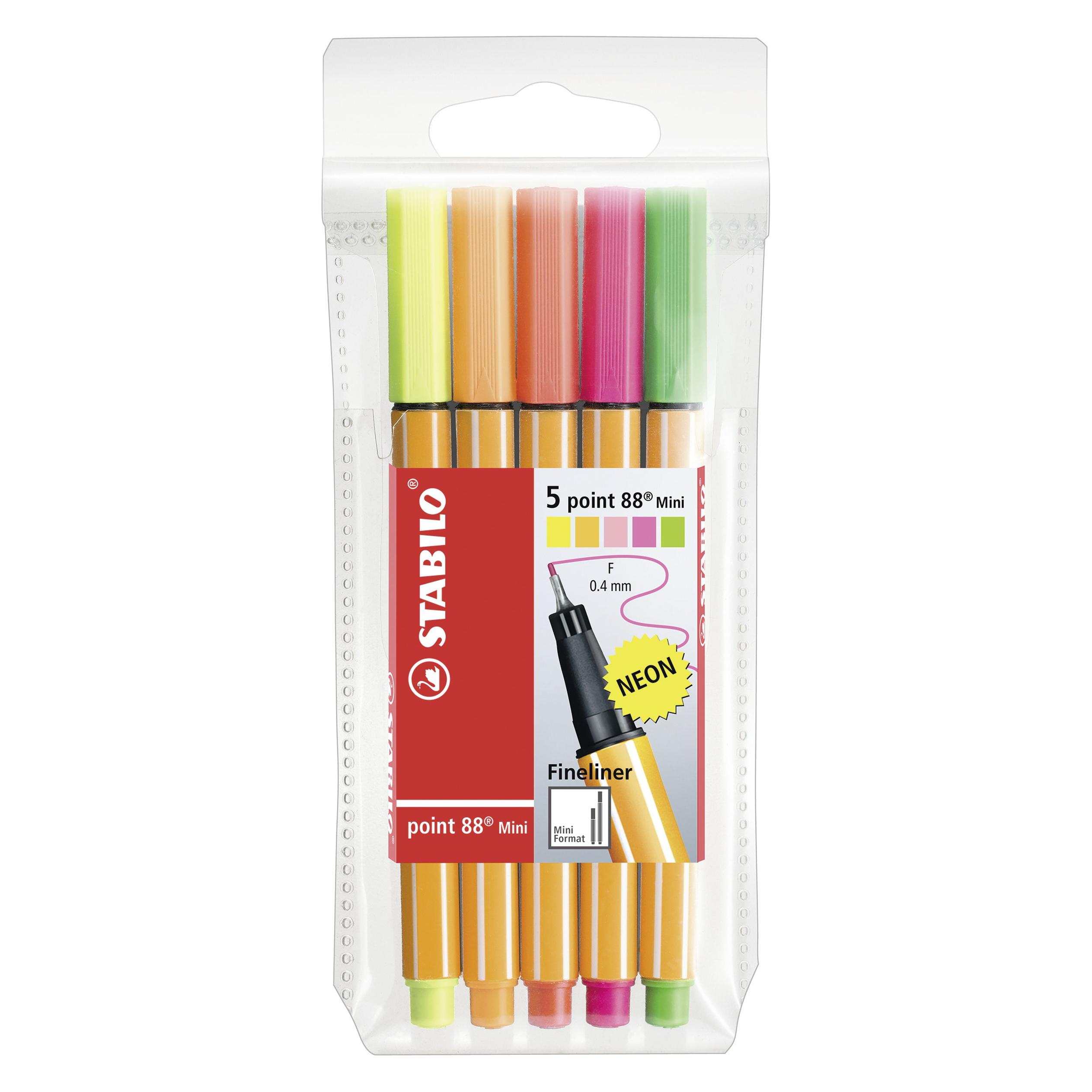 Stabilo point 88 Mini Fineliner (5x) (68805-1)