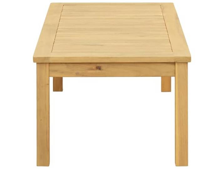 KTHLBRH Couchtisch Akazie hell 90 x 50 x 36 cm Massivholz, witterungsbeständig, Verwendung im Innen- und Außenbereich, leicht zu reinigen