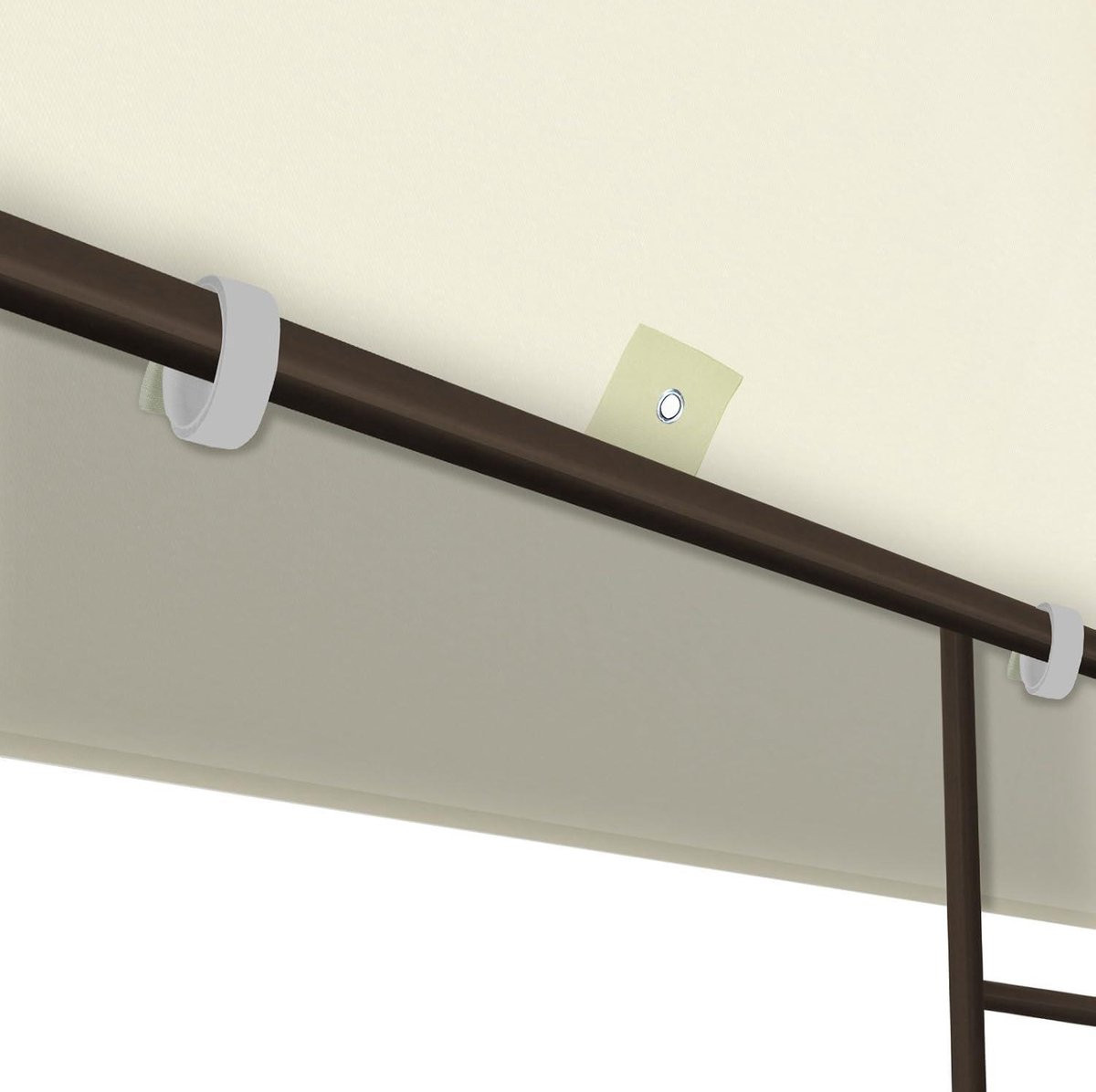 Vervangend luifel polyester zonnescherm voor terraspaviljoen - Beige