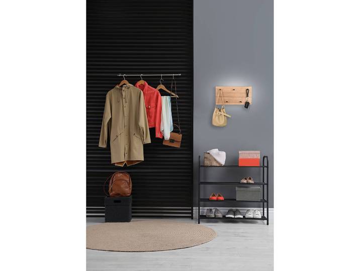 Porte-manteau mural Smara I 40cm Noir