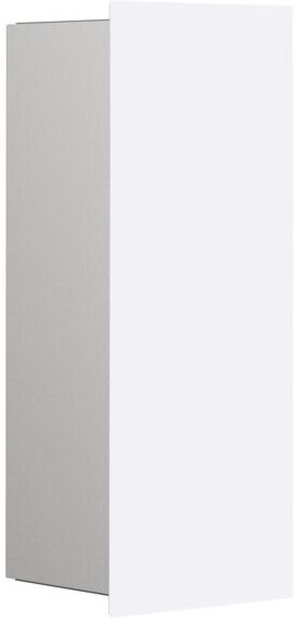 Emco asis pure  Unterputz-Abfallsammler-Modul 975528412 170x436mm, mit Glasfront, Glasfront, weiß matt
