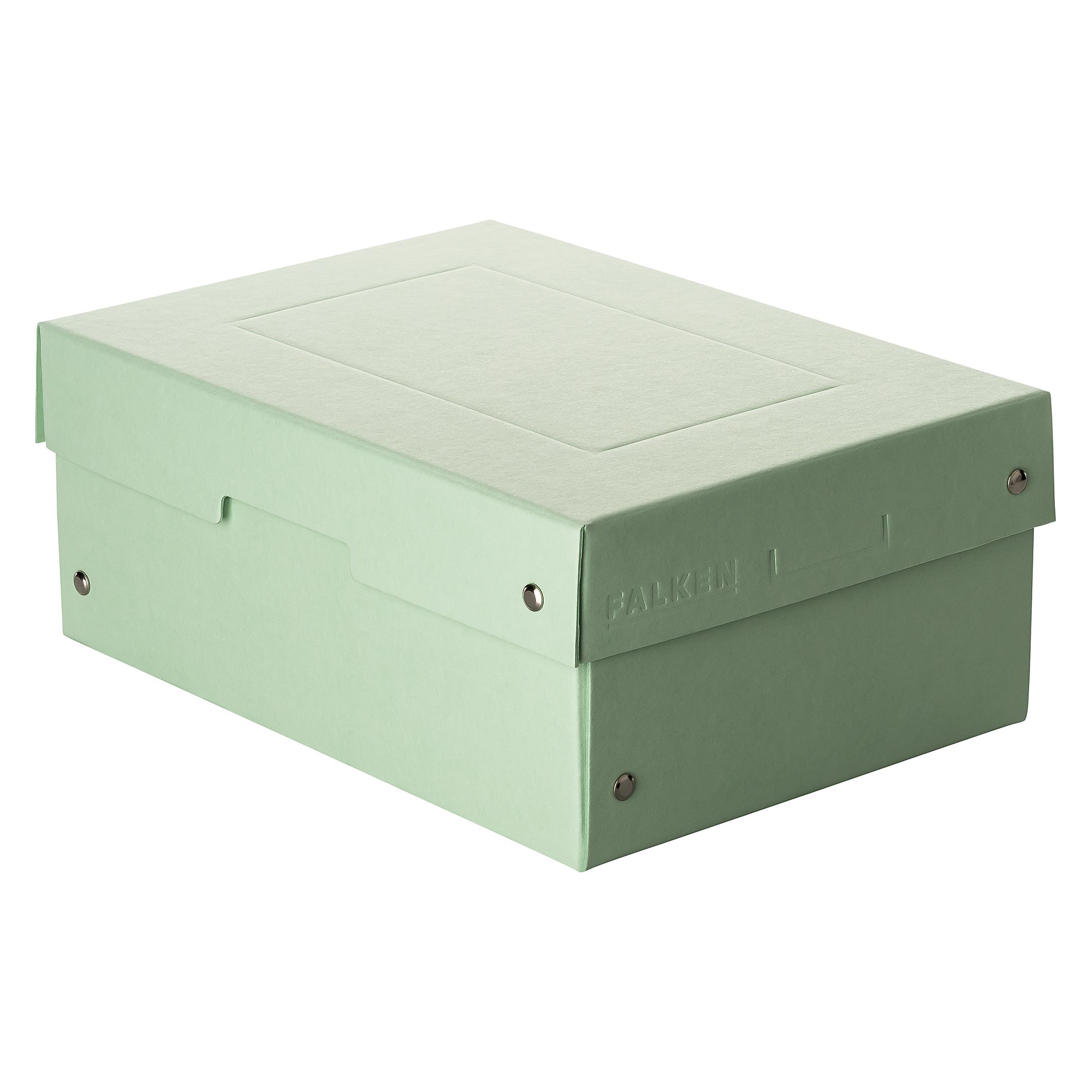 Falken PURE Box Pastell A5 100 mm Füllhöhe grün (A5) (22001920)