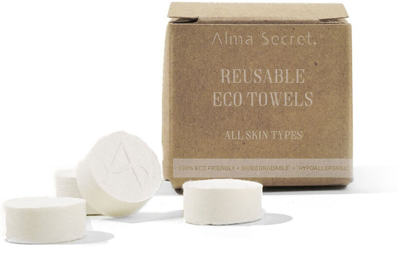 Alma Secret Lingettes ECO-SERVIETTES Réutilisables compressées 15 u
