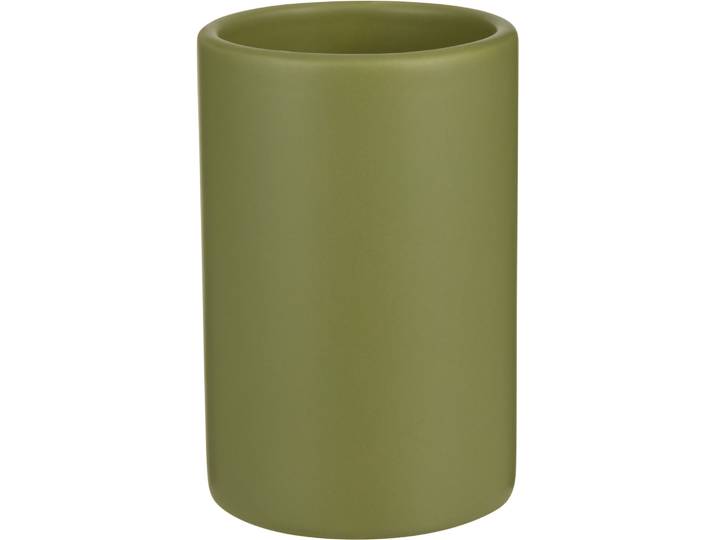 Mundspülbecher Zylo oliv - inox