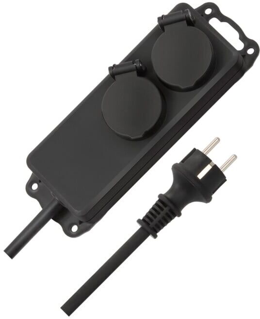 Brennenstuhl Distributeur de prises double IP 44 (1159930)