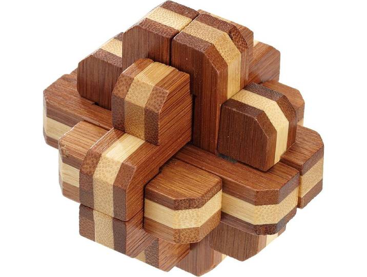Philos Bloemenpuzzel - Bamboe - Duurzaam materiaal - Bloemmotief