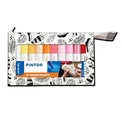 PILOT Kreativmarker PINTOR 4.5 (M) My Color Palette - Warm Colors 10er Set