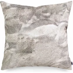 Foonka Kissen 40 x 40 cm Strand mit Füllung aus Buchweizenschalen