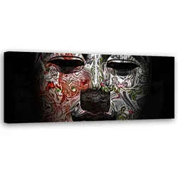 WANDBILD feng shui buddha gesicht