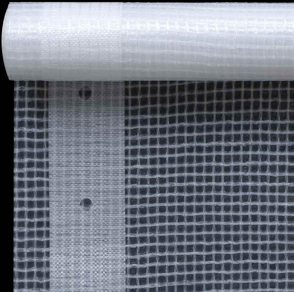 vidaXL Bâches Leno 2 pcs 260 g/m² 4x15 m Blanc