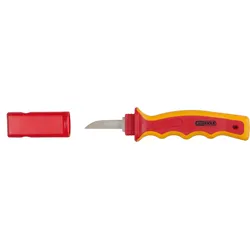 KS Tools Kabel-Abisoliermesser mit Schutzisolierung, 200mm - 117.1360