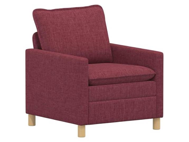 TEKGHUT Sofa Weinrot 76 x 81 x 87,5 cm Stoff Metallrahmen Minimalistisches Design, klare Linien, funktionale Einfachheit, vielseitig für Wohnräume