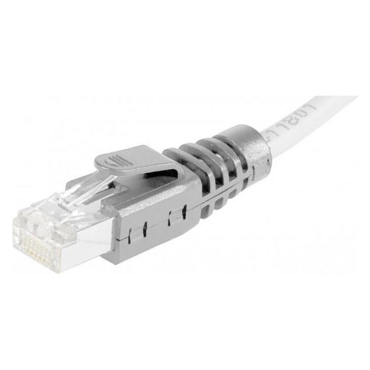Exertis Connect Knickschutztülle für RJ45 Stecker, 10 Stück, grau Zum Positionieren des Knickschutzes nach dem Crimp (Kabelschlauch) (253011)