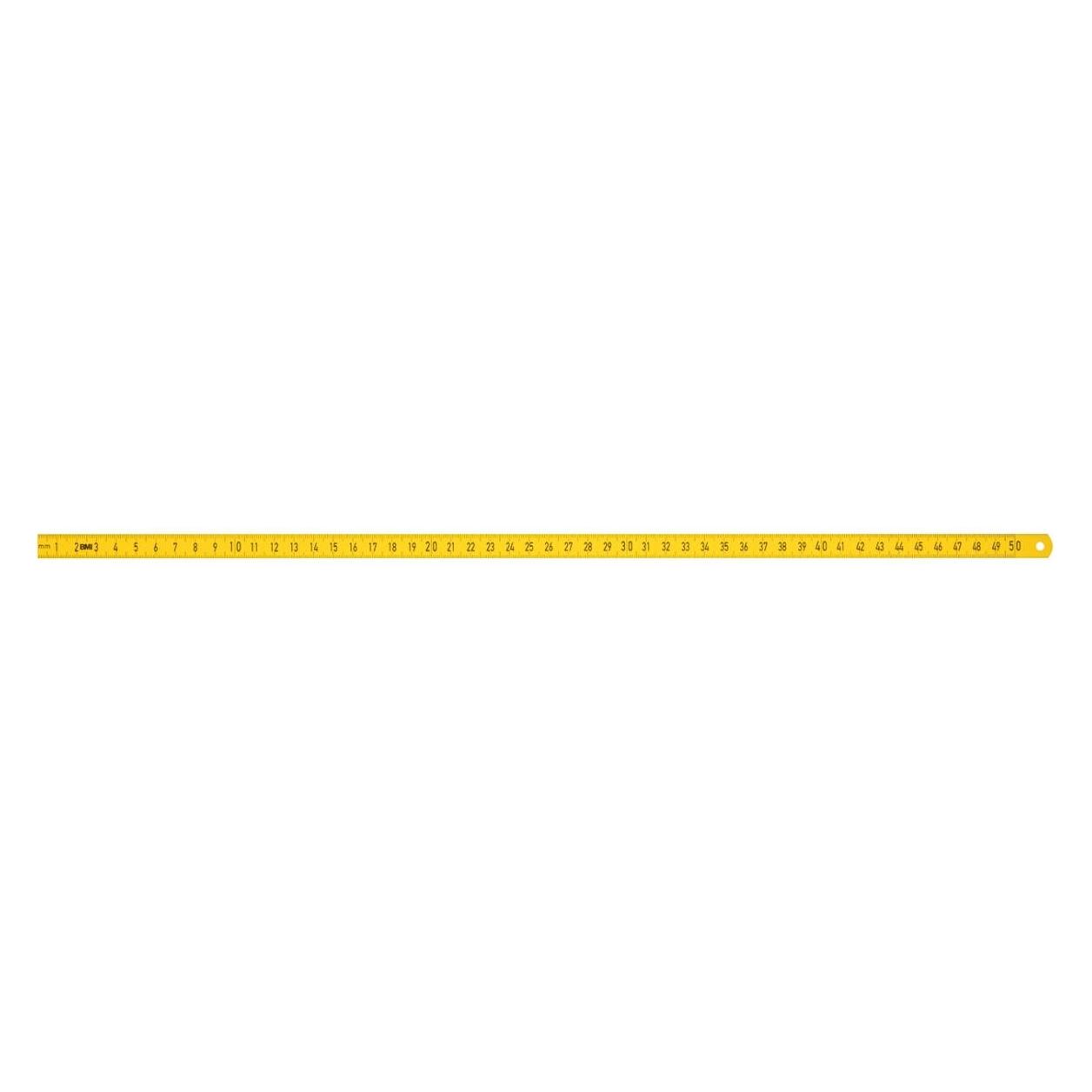 BMI Stahlmassstab ISOFLEX Länge 500 mm Stahl mit Polyamid flexibel (0.50 m) (3577050)