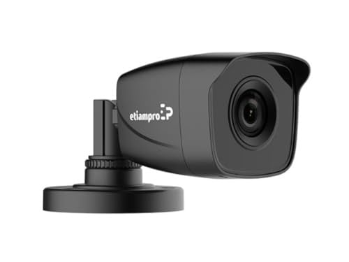 EtiamPro HD CCTV-bewakingscamera - Cilindrisch - 1080p - Nachtzicht tot 30m - Voor binnen en buiten - Zwart