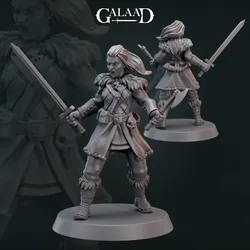 Female Norse 01 + Modular von Galaad Miniatures aus Norse Fighter Release + Modular