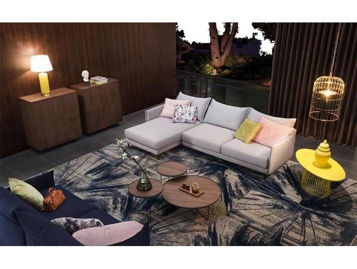 Xlmoebel Ecksofa Italienisches Design Eckcouch in L-Form mit Stoffbezug, Ecksofa, Hergestellt in Europa