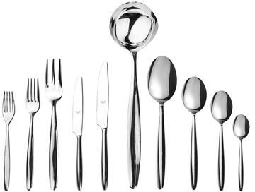Mepra Acqua Flatware Set - 45 Pieces - Stainless Steel