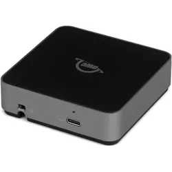 OWC Atlas Dual CFexpress + SD Card Reader (USB 3.2 Gen 2, USB-C), Speicherkartenlesegerät, Grau, Schwarz
