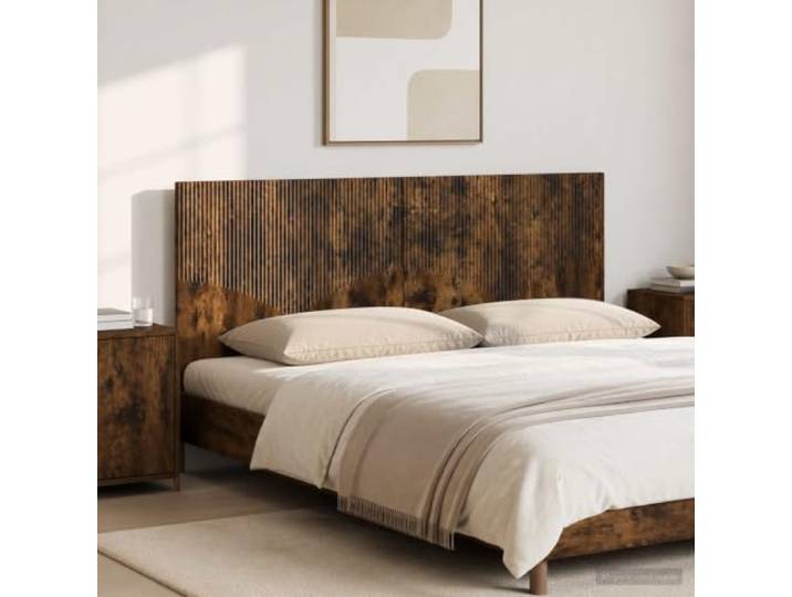 HGFDSAWE Wandmontiertes Kopfteil, Holzwerkstoff Bett-Rückenlehne Platzsparende Wandmontage, Integrierte Ablagefächer