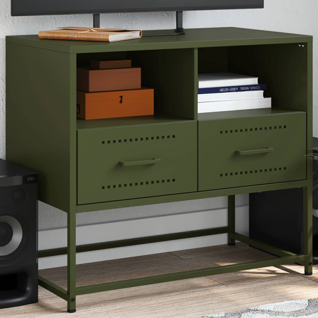 Latitude Run Antwana TV Stand for TVs up to 24" Olive 68cm