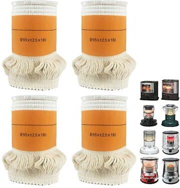 Uplift Treasures Multipurpose Kerosene Stove Replacement Wick Set 4pcs