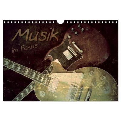 Musik im Fokus (Wandkalender 2027 DIN A4 quer), CALVENDO Monatskalender