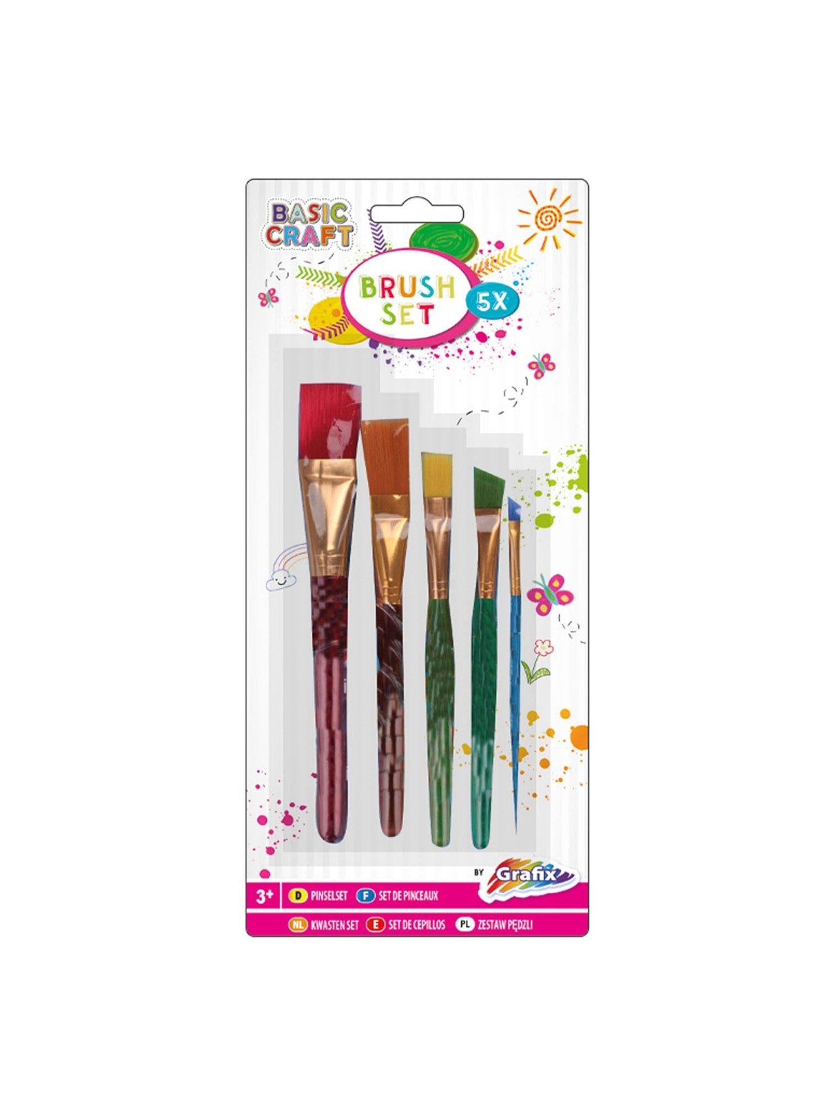Creative Craft Group Brush set 5 pieces.