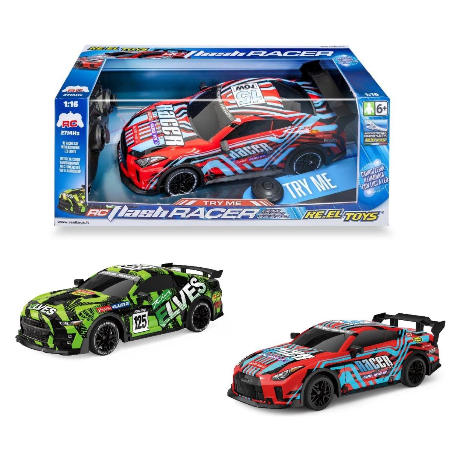 Re.Eltoys FLASH RACER: Funkgesteuerter Sportwagen Sc.1:16 - CM 27 (49834414)