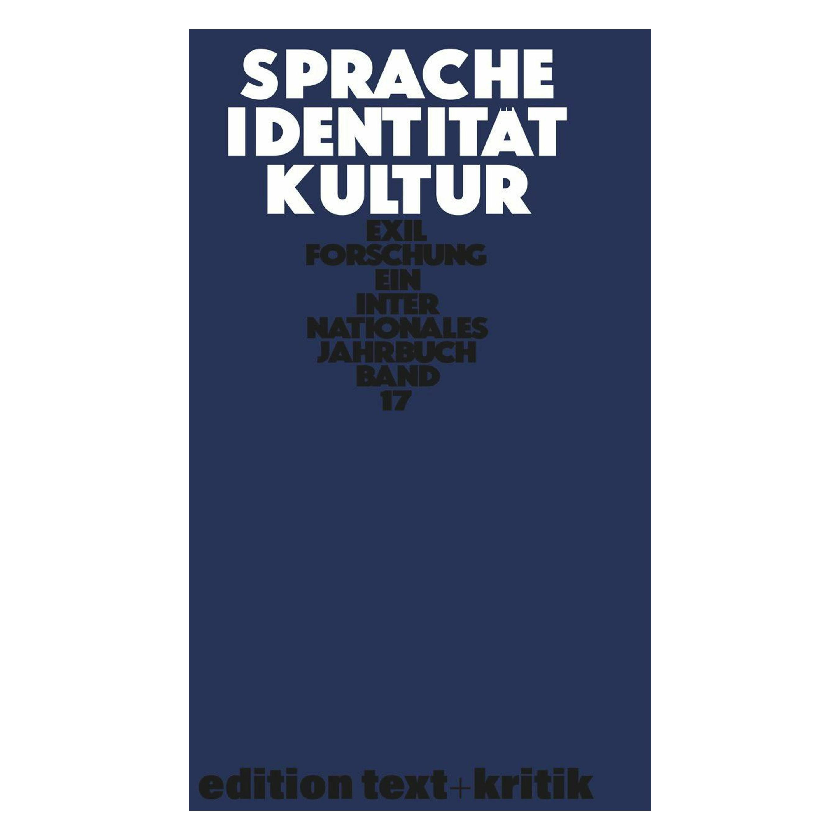 De Gruyter Sprache - Identität - Kultur (Deutsch, Claus-Dieter Krohn, 2000) (56824438)