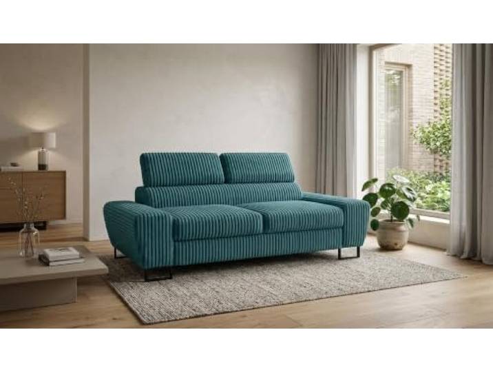 Family Meble Sofa Savio Idylla, 2-Sitzer – Blau – 75