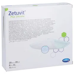 Zetuvit Plus Silicone Steril 20x20 cm
