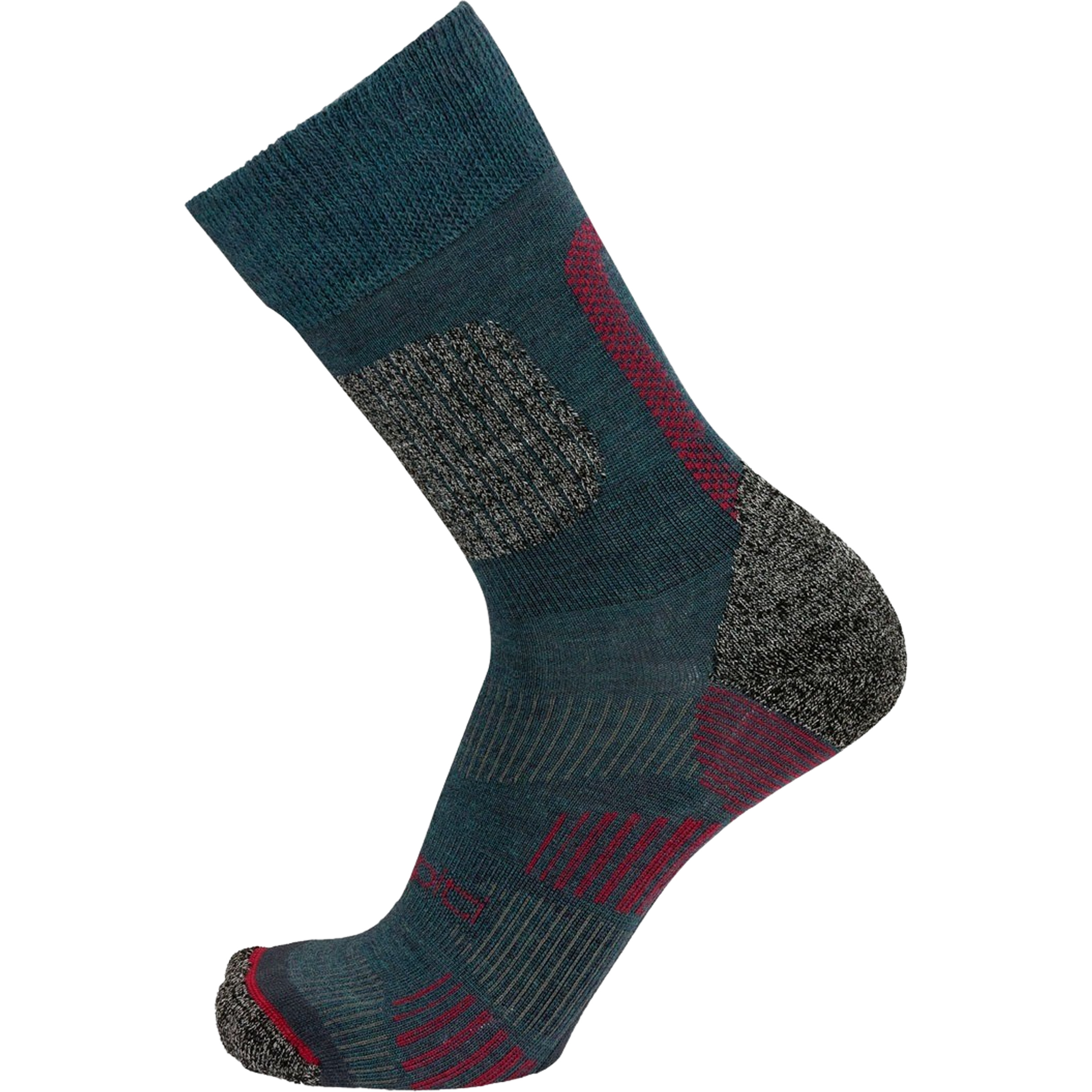 Wapiti Trek S06 Merino Wandersocken grau Größe 36 Camping Hautfreundlich Merinowolle