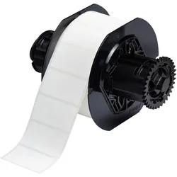 Brady, Etikettenrolle, B33-156-490, FreezerBondz(TM), Polyester, Weiss, matt, 48.26 x 25.40 mm, permanent (1500 E.). (53.34 mm)