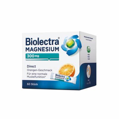 Biolectra Magnesium 300 mg Direct Orange Sticks 60 St Pellets