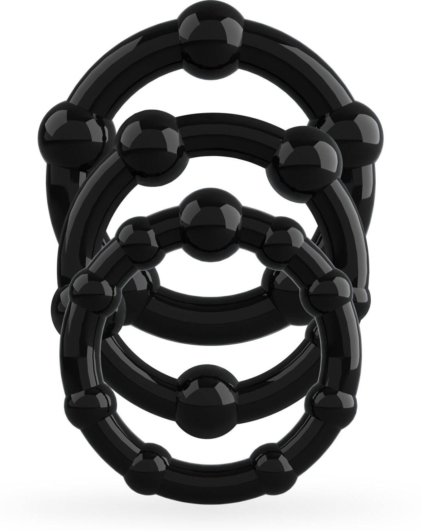 CRUSHIOUS Triple Cockring Perle