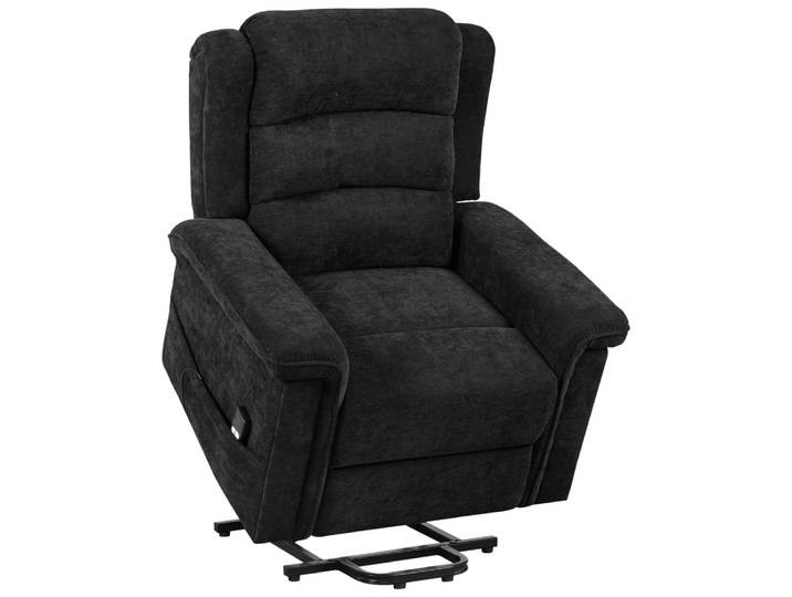 Fauteuil électrique inclinable en tissu gris