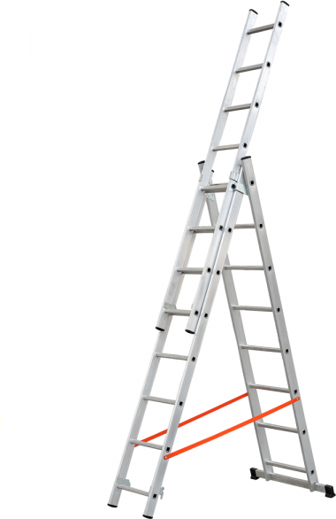 Gierre Modula AL410, 3x8 gradini, 4.83 m - Scala in alluminio - Altezza stimata operativa 5.69 m