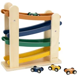Trixie Baby Holzautobahn mit 4 Autos