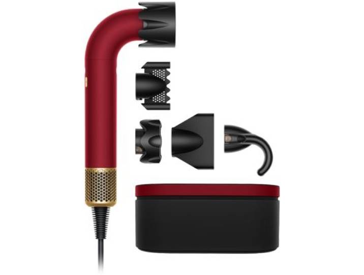 Dyson - Sèche Cheveux Supersonic R Cheveux Raides À Ondulés Edition Rouge Et Or, Édition Spéciale Fête Des Mères