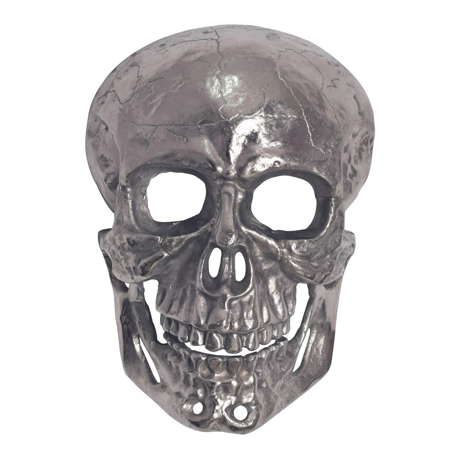 WOHNLING WL7.203 Deko Totenkopf Silber