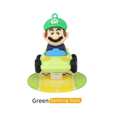 Dynamic Drift Car Dashboard Ornament green Rotating Style
