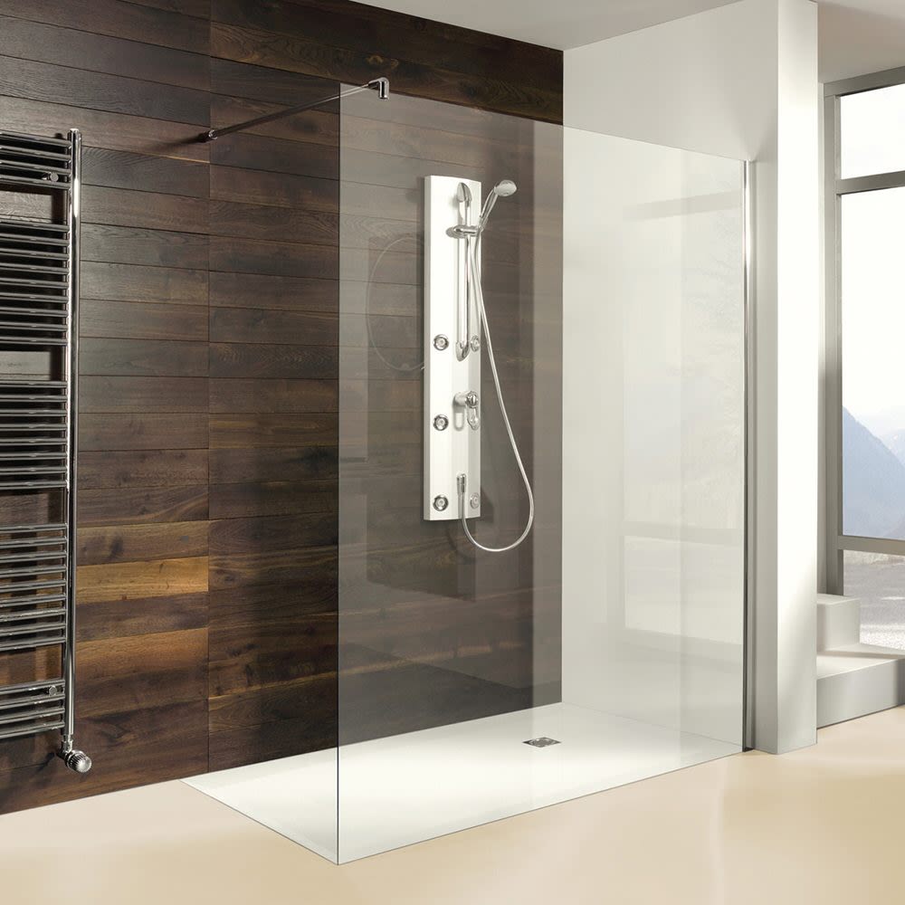 Breuer Entra Walk-In Seitenwand alleinstehend Sondermaß, Duschkabinen, 0886.005.008.099,