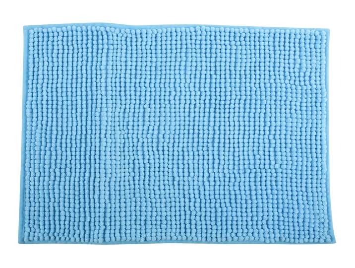 Badematte MSV Chenille Hellblau , blau, (60cm x 90cm ), 1 Stk., Kunstfaser, Badematten, Badematte