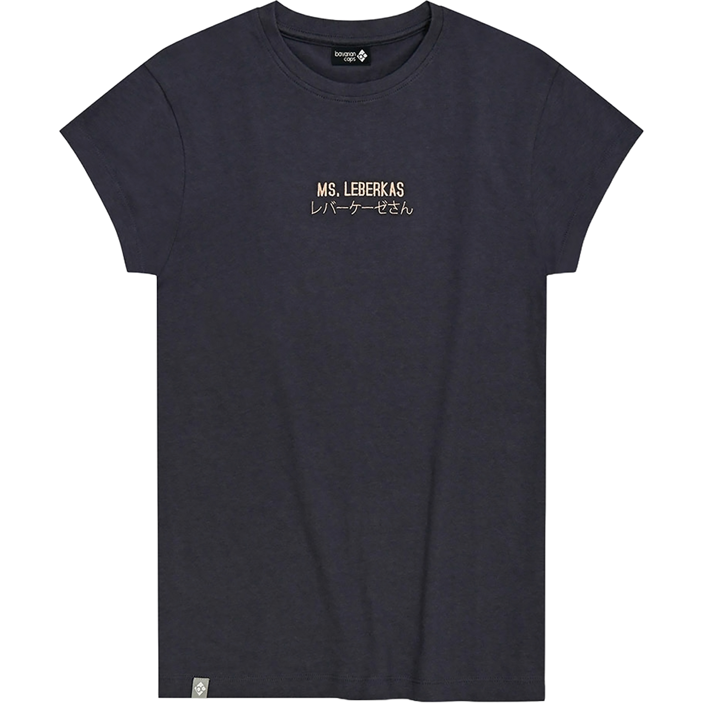 Bavarian Caps Ms. Leberkas Damen T-Shirts grau Größe L Lifestyle Atmungsaktiv