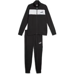 PUMA Herren Sportanzug Poly Suit cl, Größe M in Schwarz Schwarz